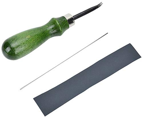Smussatore Professionale per Bordi in Pelle, 0,6 mm-1,4 mm, Utensile da Taglio per Fai-da-te（0.6mm）