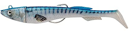 Berkley PowerBait Power Sardine - Salzwasser Hering Angelköder - Wolfsbarsch, 40g | 15cm, Real Mackerel