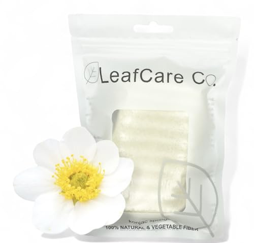 Konjac Body Sponge - Chamomile - Ideal for Babies -Reduces Inflammation, Softens and Cleans Deeply - Ultra Soft - They Last More Than 2 Months Biodegradable-Premium