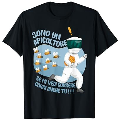 Abbigliamento Divertente Protezioni Per Apicoltori Ape Arte Maglietta