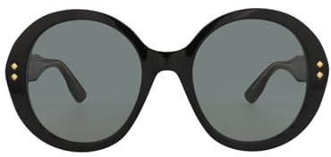 GUCCI Womens GG1081S Sunglasses, Black-Black-Grey, 54