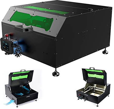 ATOMSTACK B1 Schutzbox 2m Auspuffrohr und Rauchfiltersystem, Lasergravierer B1 Enclosure for A30pro/ X30pro/A20pro/ A10pro Laser Graviermaschine und 95% andere Marken von Graviermaschinen