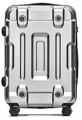 BMDOZRL Handgepäck Koffer Reisekoffer TSA Zollschloss Koffer Universalrollen Geräuschloser Koffer Bordkoffer Verschiedene Größen(Silver-A,30in)