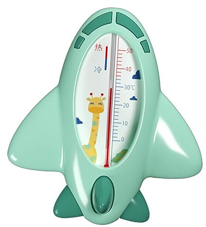 BESTonZON Wasser Thermometer Für Baden Pp-thermometer Badewannenthermometer Mit Raumthermometer Funktion Einfach Zu Bedienen Und Abzulesen