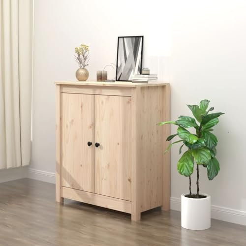 ShGaxin Sideboard 70x35x80 cm Massivholz Kiefer, Kommode Schlafzimmer, Kommoden & Sideboards, Wohnzimmerschrank, Flur Kommode, Zimmer Möbel - 813719