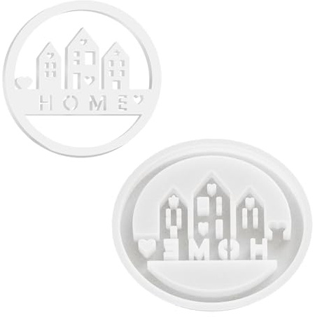 Silikonform Haus Silikonformen Gießformen Silikonform Kerzenhalter Silikonformen Gießform Giessformen Silikon Gießformen Silikon Gießform Kerzenhalter Gips Gießforme (HOME)