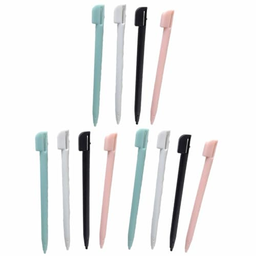 “12Pcs Mini Stylish Colorful Touch Screen Stylus Pens, 8.8cm Plastic Replacement Stylus for Nintendo DS & Most Model GamePad”