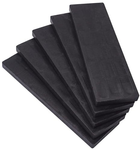 SKIR'CO Lot de 40 cales plates en plastique 5 mm pour vitrage 50 x 100 mm