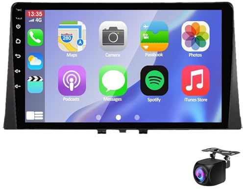 Car Stereo For Ci-troen Berlingo/Pe-ugeot Partner Rifter 2018-2020 10 Inch 2 DIN Radio With Touch Screen Android 13 With Carplay AHD Backup Camera Car GPS Navigator(Size:M150S)