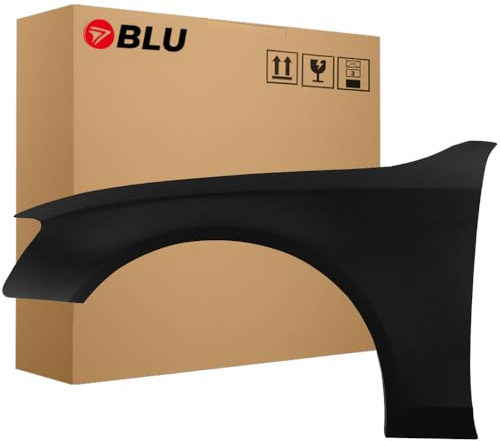 BLU Premium Kotflügel Passend für Audi A4 B8 S4 LY9B Links Schwarz | 2007-2011 | Vorderseite Vorne | Verzinkt & Lackiert | Einbaufertig