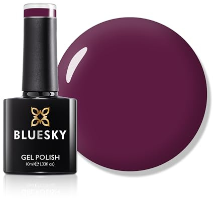 Bluesky Gel Nail Polish 10ml, Lionheart Lacquer - AW2504, Purple Gel Nail Polish for 21 Day Manicure, Professional, Salon & Home Use, Requires Curing Under LED UV Nail Lamp