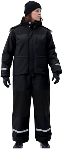 Tuta Snowboard Uomo Completo Termico Intera Tuta Taglie Forti Elegante Salopette da Sci Montagna Impermeabili Curvy da Neve Invernale Calda Da Pattinaggio Su Ghiaccio Cappotti Isolata Antivento Parka