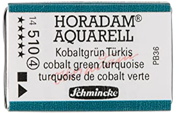 Schmincke HORADAM AQUARELL Kobaltgrün türkis, 14 510 043, 1/1 Näpfchen