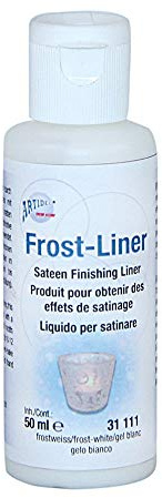 CREATIV DISCOUNT Frost-Effektfarbe, 50 ml, Frostweiß