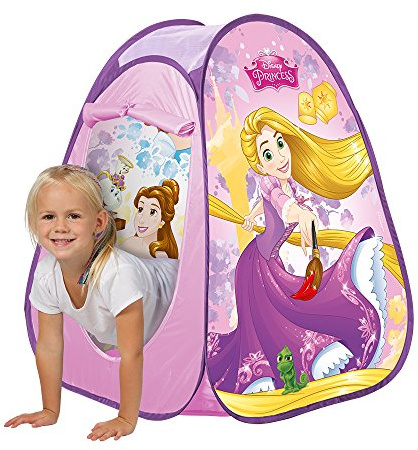 John 73144 - Pop Up Spielzelt Princess - ca. 75 x 75 x 90 cm - Schneller und einfacher Auf- & Abbau