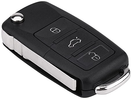 Universal-Auto-Fernbedienung mit 3 Tasten, 433 MHz, Chip, mit hochwertigem Seat-SCHL¨¹sselanh?nger, 1K0959753G, Auto-GPS & Sicherheit, Autoschl¨¹ssel