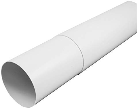 Ø 125mm Teleskoprohr - Kunststoff Lüftungsrohr Lüftungskanal Rohrkanal Rundkanal