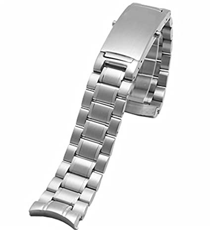 FOUUAAO Cinturino per Omega Seamaster in Acciaio Inossidabile - Bracciale Metallo 18/20/22mm per Ocean