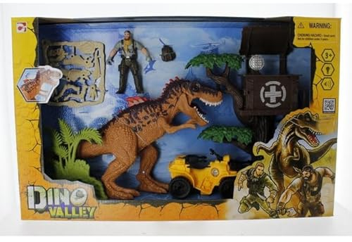 Besttoy Dino Valley - Treehouse Assault - Baumhaus Spielset | Dinosaurier Spielzeug Set für Kinder ab 3 Jahren