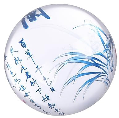 Operitacx Glass Steel Calligraphy Paperweight Chinese Calligraphy Tool Desk Accessory Adornment