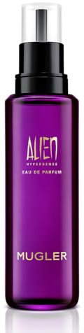 MUGLER Alien Hypersense, Eau de Parfum, Perfume de Mujer, Fragancia Afrutada, Amaderada y Floral, Hipermoderna e Hiperfemenina, Recargable