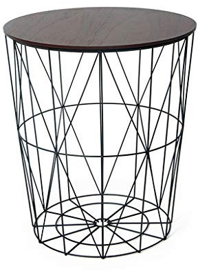 ZENY896V Couchtisch Kreativer multifunktionaler Couchtisch, Schlafzimmer, Kleiner runder Tisch, Korb, Aufbewahrungskorb, Aufbewahrungskorb, praktischer Couchtisch Kaffeetisch