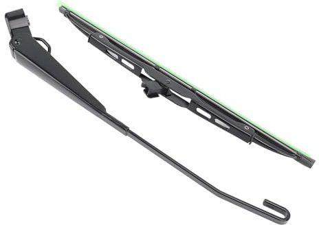 12V Scheibenwischerarm mit Blättern 7731000001 0390506510 01287358 Uniform Scheibenwischerblätter-Set, Automatisches Scheibenwischerset für Caravan ATV UTV, Ersatz für