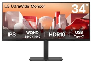 Lg 34ba75qE-B Monitor Pc 86,4 Cm [34] 3440 X 1440 Pixel Wide Quad Hd Lcd Nero (lg Ultrawide 34ba75qE-B - Monitor A Led - Curvato - 34 - 3440 X 1440 W