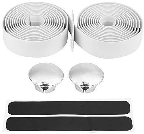 WAONIQ 1 Paar Fahrradlenkerband Radfahren Griffband Wrap 200 * 3 cm Lenkerband (Weiß)