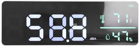 3 In 1 Precision Machined（精密加工） Decibel Meter for Classroom, Studio, Home LED Sound Level Reader