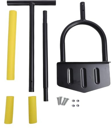 Fafeicy Construction en Acier Robuste, Poignée Confortable, Manipulation Facile avec Un Edger à la Pelouse Demi-Lune, Utilisation Polyvalente pour Le Lit de Fleurs de Jardin, Trottoir,