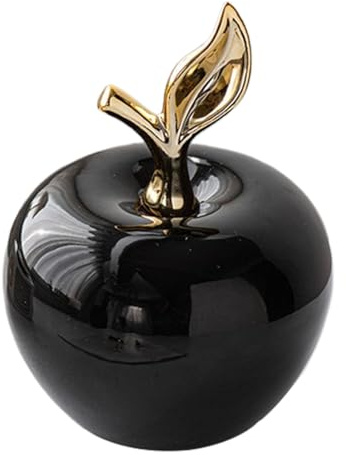 Figuras de Escritorio, Adorno de Frutas de cerámica, Manualidades Decorativas de Escritorio, decoración para, Mesa de Sala de Estar, Dormitorio, apartamento, mesita de Noche, tamaño del