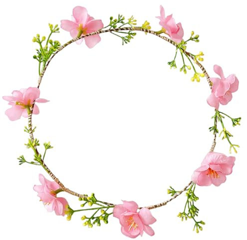 Blumengirlanden Blumige Kopfbedeckung Für Frauen Und Mädchen Mit Blumen Haare Erklärungen Haarstücke Für Hochzeiten Und Festivals