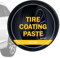 Limpia Neumáticos y Brillo | Productos Para El Cuidado De Neumáticos Y Llantas - Recubrimiento Negro de Alto Brillo 100g para Limpieza Renovación y Mantenimiento del Automóvil