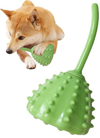 Wimnqie Pelota para Golosinas Caninas,Juguetes De Pelota Masticables para Mascotas | Accesorio Mascotas Que Libera Comida para Enriquecimiento Entrenamiento Favorece Alimentacion Lenta Reduce Estrés