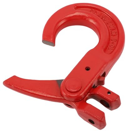 Sorandy Clevis Slip Hook, 3,15 T Carico Gancio a Catena di Sicurezza in Acciaio in Lega con Blocco di Sicurezza, Presa della Catena di Trasporto Pesante per Progetti di Costruzione del Trasporto