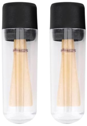 Rohrblatt für Fagott, 2 Stück, Beige, aus Reed, Zubehör | Kompakt, Flexibel, Feine Verarbeitung, Leicht zu Tragen, für Studenten, mit Zubehör
