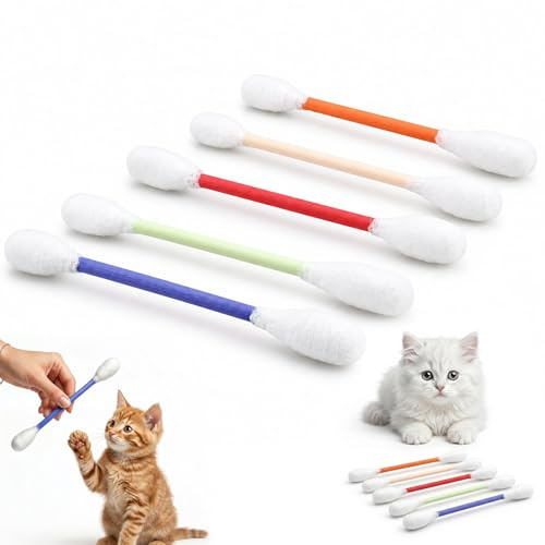 6 Pack Catnip Toys for Cats, Giant Cotton Bud Kicker Toys, Indoor Cats | 6 Colourful Felt Catnip Kicker Toys For Indoor Cats And Kittens, Soft Chew Sticks For Biting And Bunny Kicking