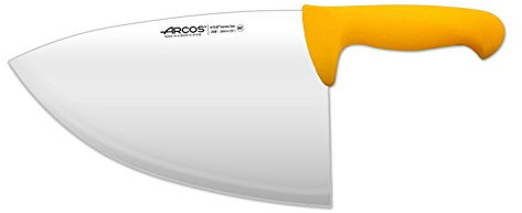 Arcos Serie 2900 - Filetera - Hoja de Acero Inoxidable NITRUM de 260 mm - Mango inyectado en Polipropileno Color amarillo