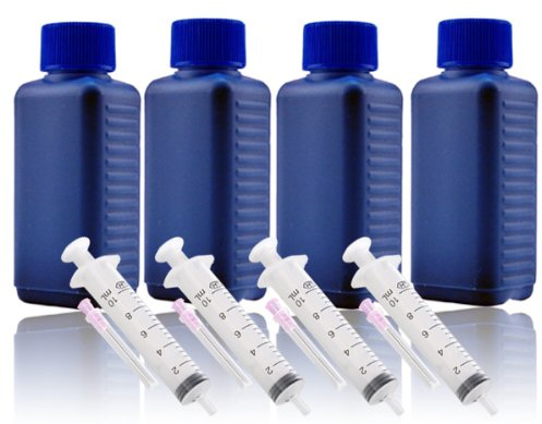 400ml Nachfülltinte Druckertinte Refillset für CANON (blau/cyan)