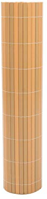 Garten Sichtschutz PVC, Sylt mit 180 x 200cm, Teak farbig