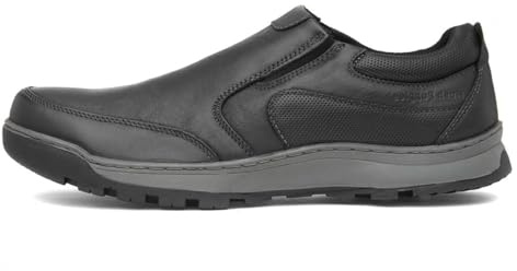 Hush Puppies Men's Jasper Slip on Loafers, Black Black 000, 11 UK