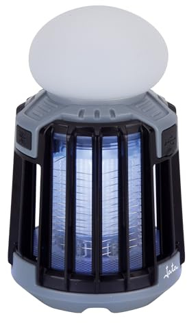Jata MIB9N - Lámpara Antimosquitos Eléctrico, Uso Interior y Exterior, Área de acción 50 m², Resistente al Agua, Sin Agentes contaminantes, Elimina por Descarga, Carga USB, Silencioso, Bajo Consumo