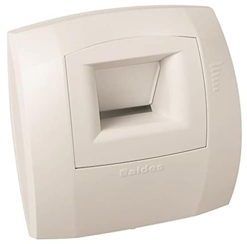 bouche extraction - hygroréglable - bain - b32 - curve s - 10/45 m3/h - diamètre 125 mm - blanc - aldes 11015029