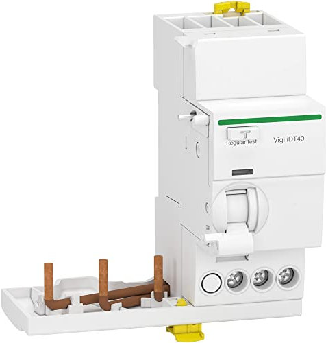 Schneider Electric - Acti9 iDT40 - module différentiel Vigi - départ iDT40-3P 25A 30mA type A SI - A9Y64325
