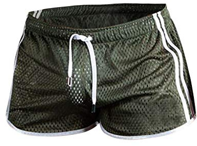 Xmiral Badehose Herren Transparent Mesh Schnelltrocknend Mini Boxershorts