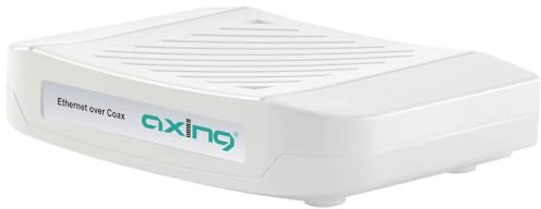 Axing EOC 1-32 Ethernet Over Coax Modem Adapter Réseau Via Câble Coaxial 1800 Mbps 5-204 MHz