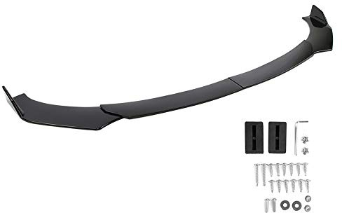 Frontstoßstange Lippe, Yosoo 4pcs Auto Frontschürze Lip Splitter Körper Schaufeln Schutz Universal Auto Modifiziertes Zubehör für Frontschürze Lippe Frontspoiler Auto Frontschaufel Stoßstange Diffusor