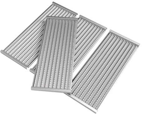 DcYourHome Edelstahl-Emitterplatten Ersatz für Charbroil 463247209 463241413 463247310 463224912 463231711 463241414, Char-Broil TRU-Infrarot 4-Brenner Grills vor 2015, Kenmore 463 268107, 4er-Pack