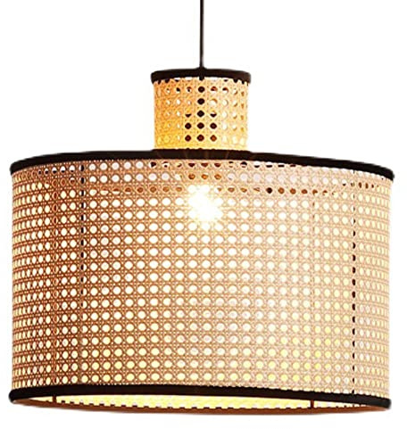 CHUNGYANG Arte Vid Estilo Japonés, CANDELIER, Lámpara Colgante Dormitorio Simple Nórdico, Restaurante Hecho A Mano Bambú APARATO ILUMINACIÓN DE TECHO, Para E27 Base Hotel, Linterna Alojamiento Familia